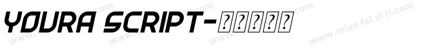 Youra Script字体转换